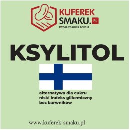 KSYLITOL KRYSTALICZNY 1 kg - DANISCO FIŃSKI CUKIER BRZOZOWY - KUFEREK SMAKU